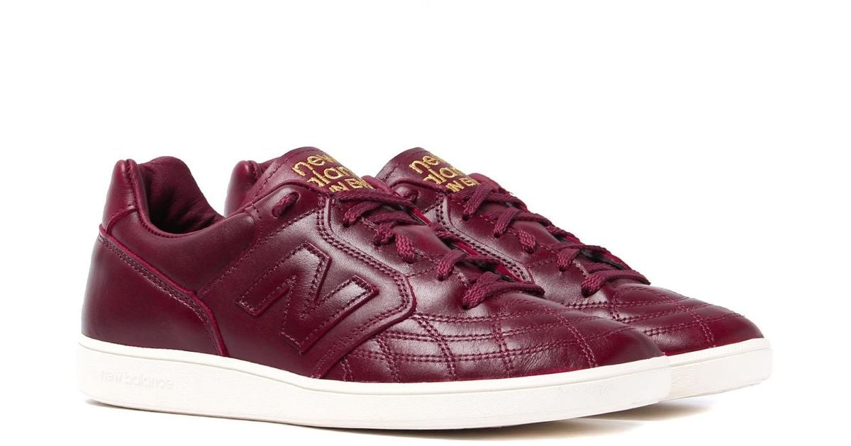 Epic Tr Burgundy Leather Trainers 