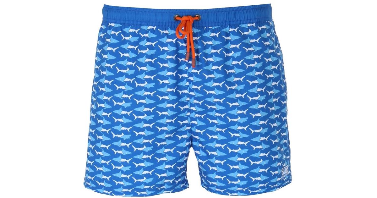 hugo boss shark swim shorts