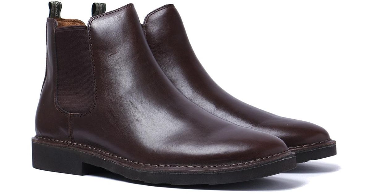 Polo Ralph Lauren Talan Brown Leather Chelsea Boots for Men - Lyst