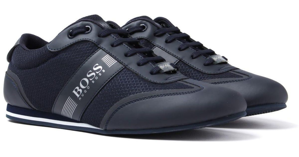 BOSS by HUGO BOSS Synthetic Lighter Low Profile Trainers in Blue for ...