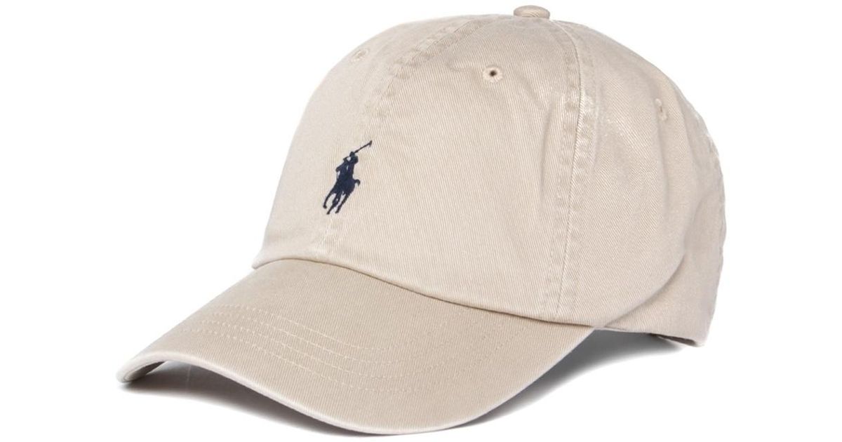 beige ralph lauren cap
