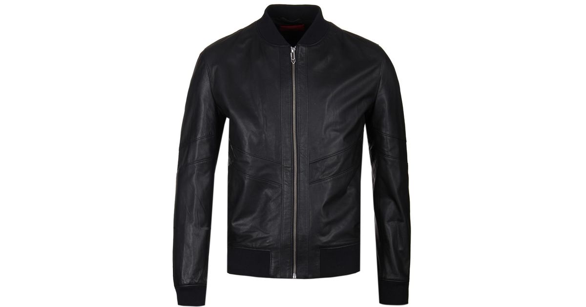 hugo lachlan leather jacket