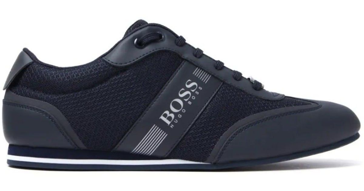 BOSS by HUGO BOSS Lighter Low Profile Trainers in Blue for Men | Lyst