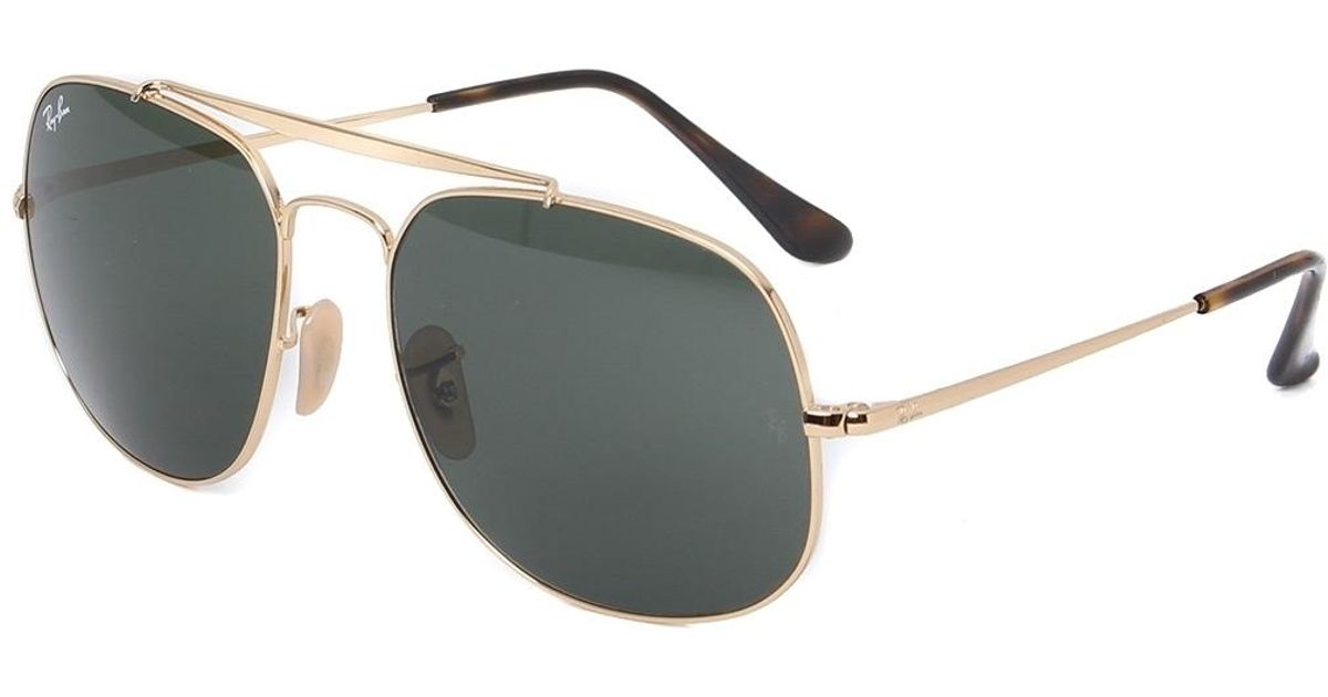 Ray-Ban Ray Ban Aviator Bar Gold Sunglasses in Metallic for Men - Save ...