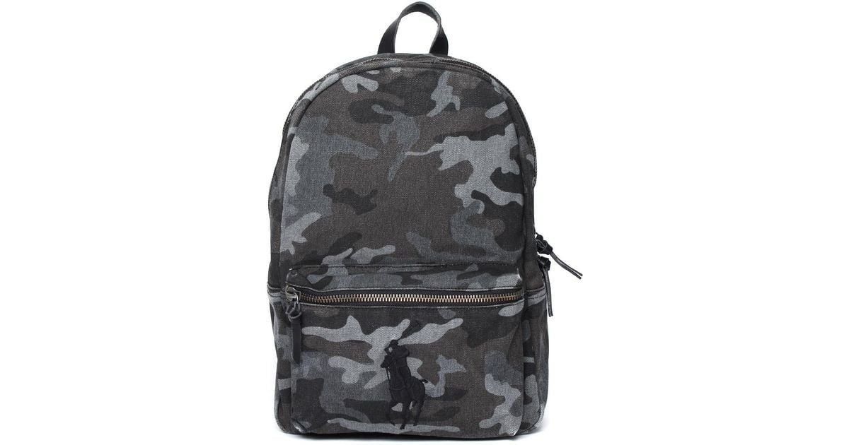 polo ralph lauren camo backpack