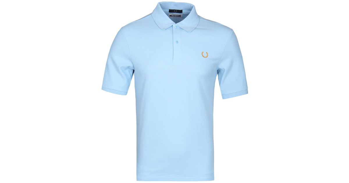 Fred Perry Cotton X Miles Kane Sky Blue 