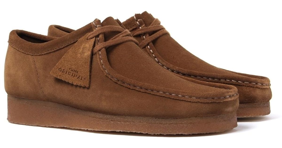 cola suede wallabees