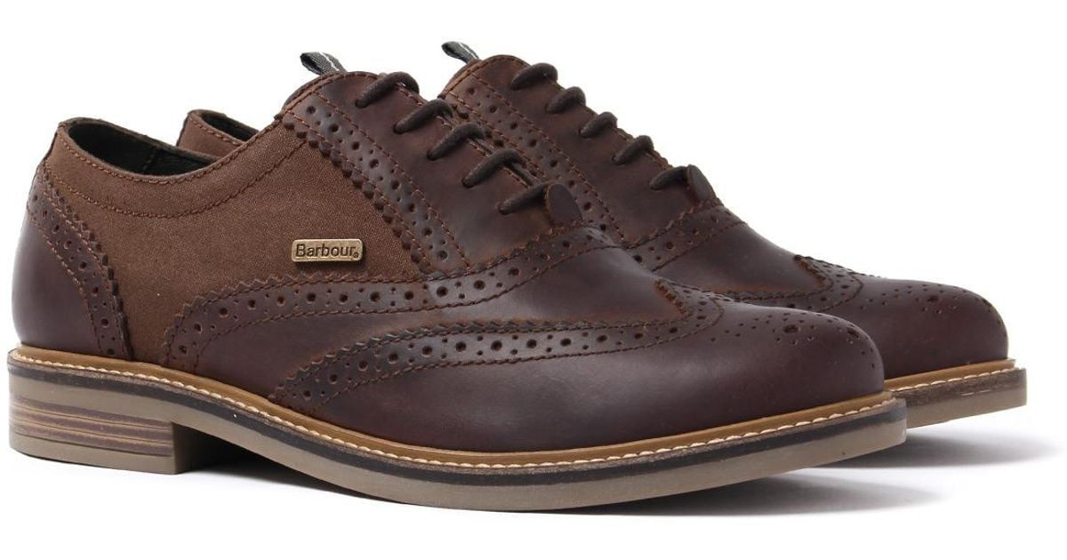 Barbour Barbour Redcar Choco Leather Oxford Brogues in Brown for Men | Lyst  UK