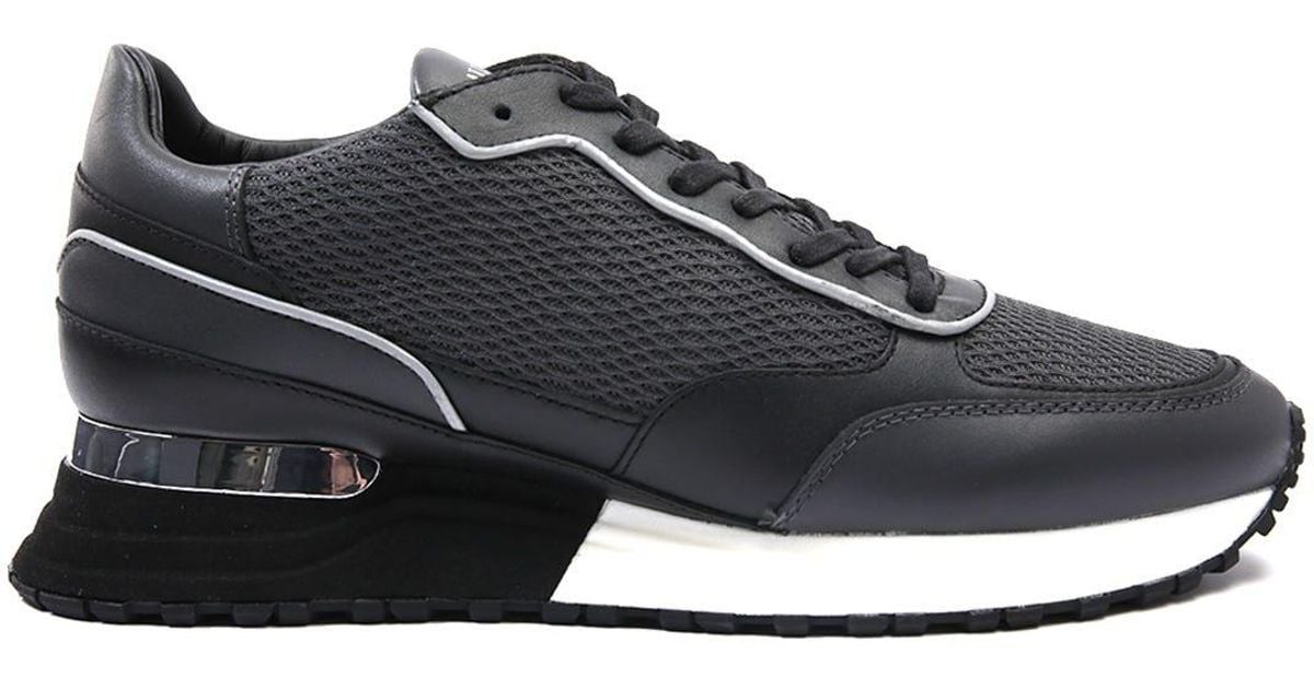 Mallet Leather Knox Trainers in Black for Men | Lyst