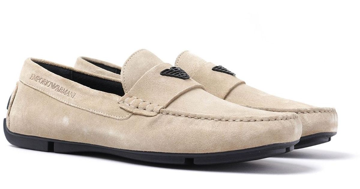 emporio armani driving shoes