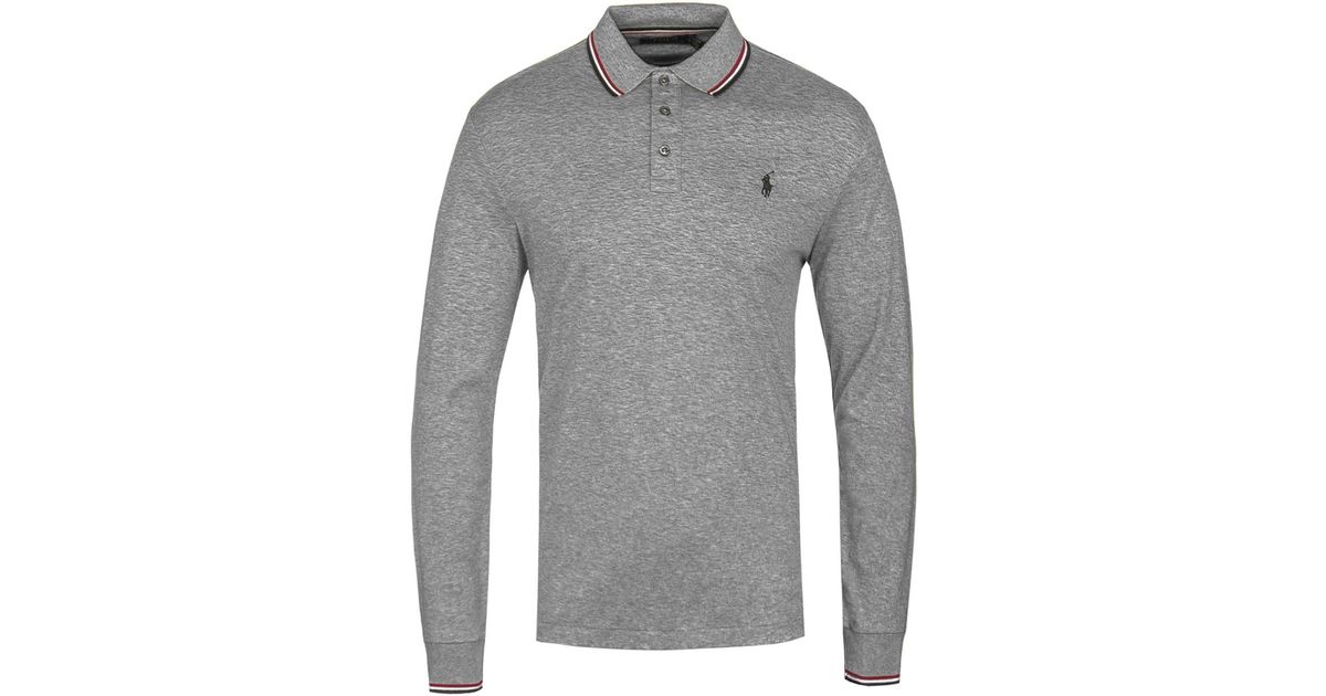 long sleeve pima cotton polo shirts