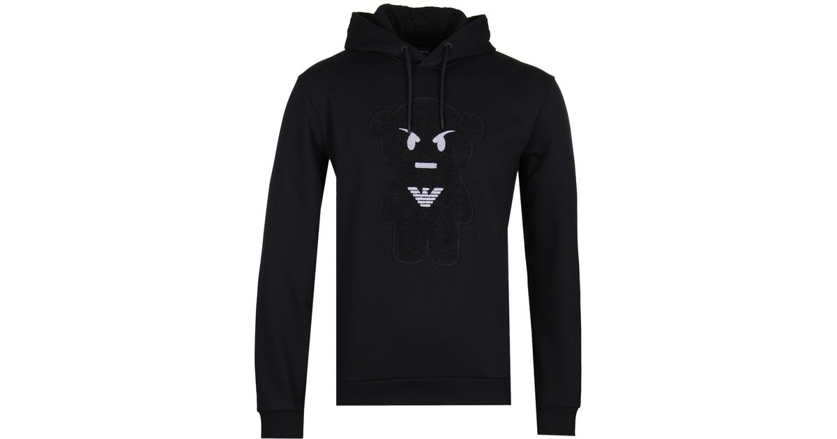 armani bear hoodie
