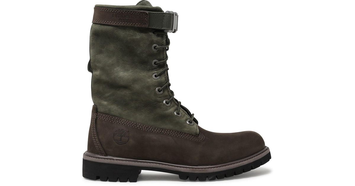 timberland gaiter boots black