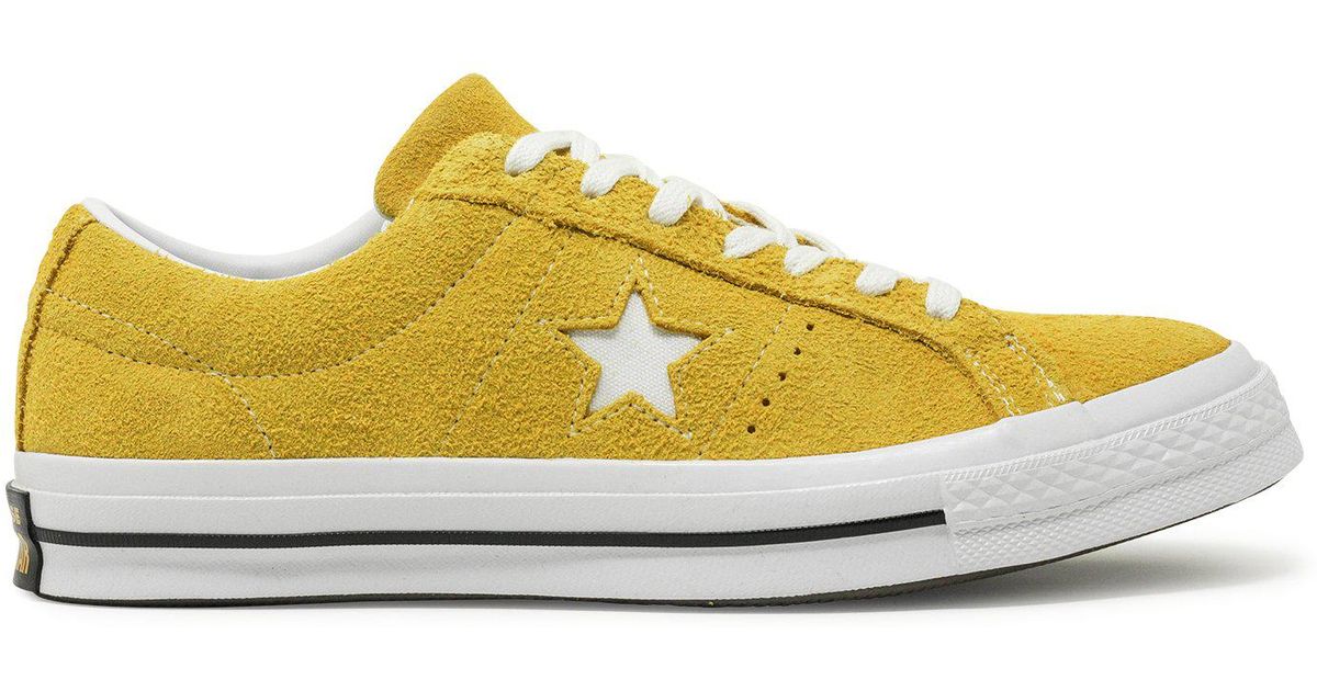 converse one star yellow womens