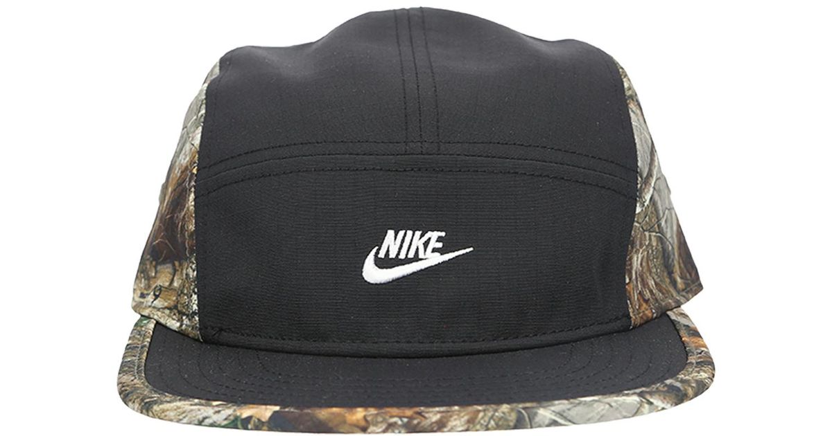 Nike Rubber Aw84 Real Tree Camo Cap in 