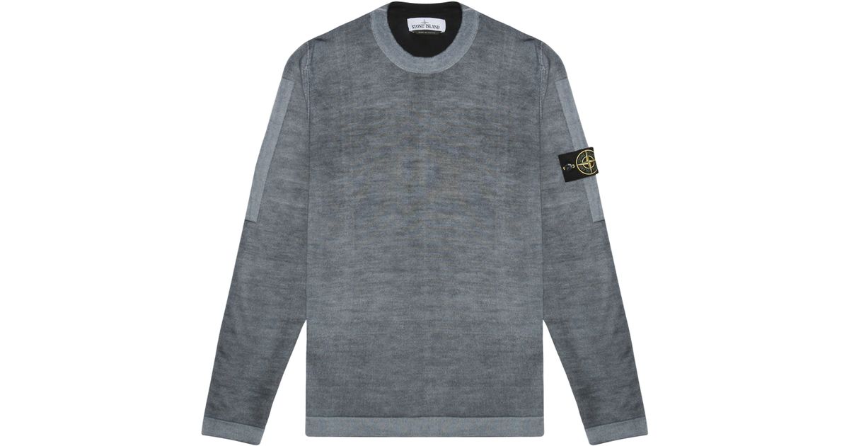 stone island sweater grey