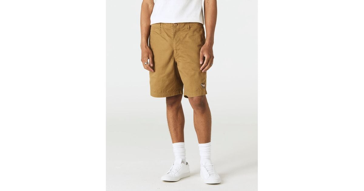 Human Made Cotton Embroidery Chino Shorts in Beige (Natural) for 