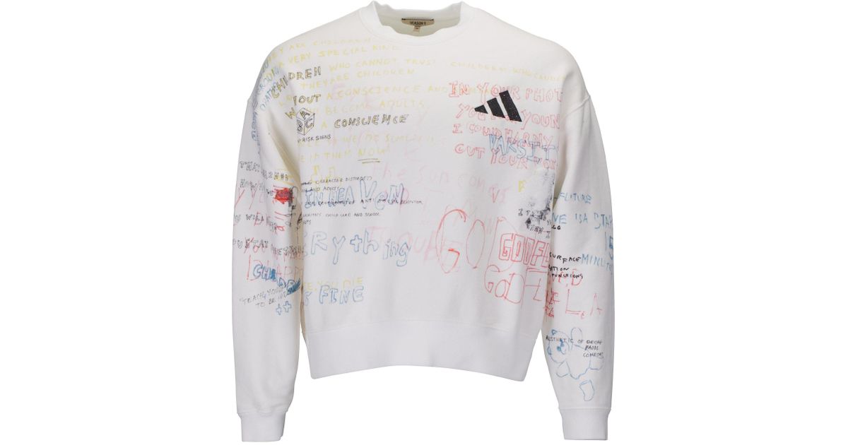 yeezy season 5 scribble sweater