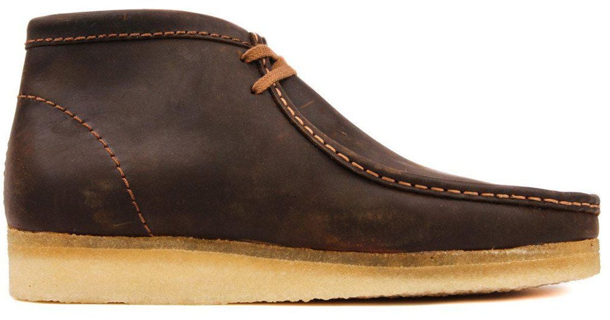 Clarks Leather Wallabee - Beeswax in Brown for Men | Lyst