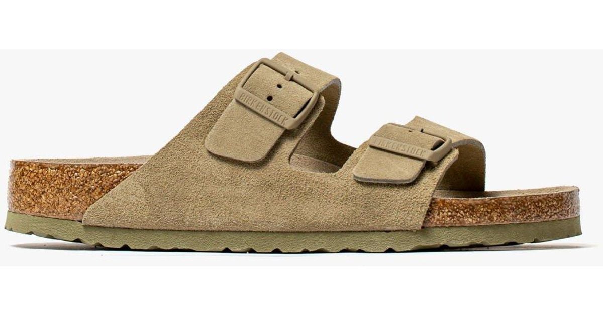 birkenstock arizona suede khaki
