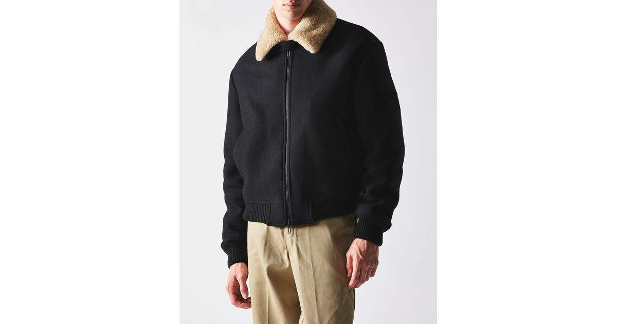 off white aviator jacket