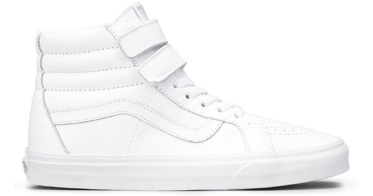 Vans Leather Sk8 Hi Reissue V In White Lyst - Vans Sk8 Hi Reissue V Mono Leather Black Vans Leather Sk8 Hi Reissue V In White Lyst - Vans Sk8 Hi Reissue V Mono Leather Black
