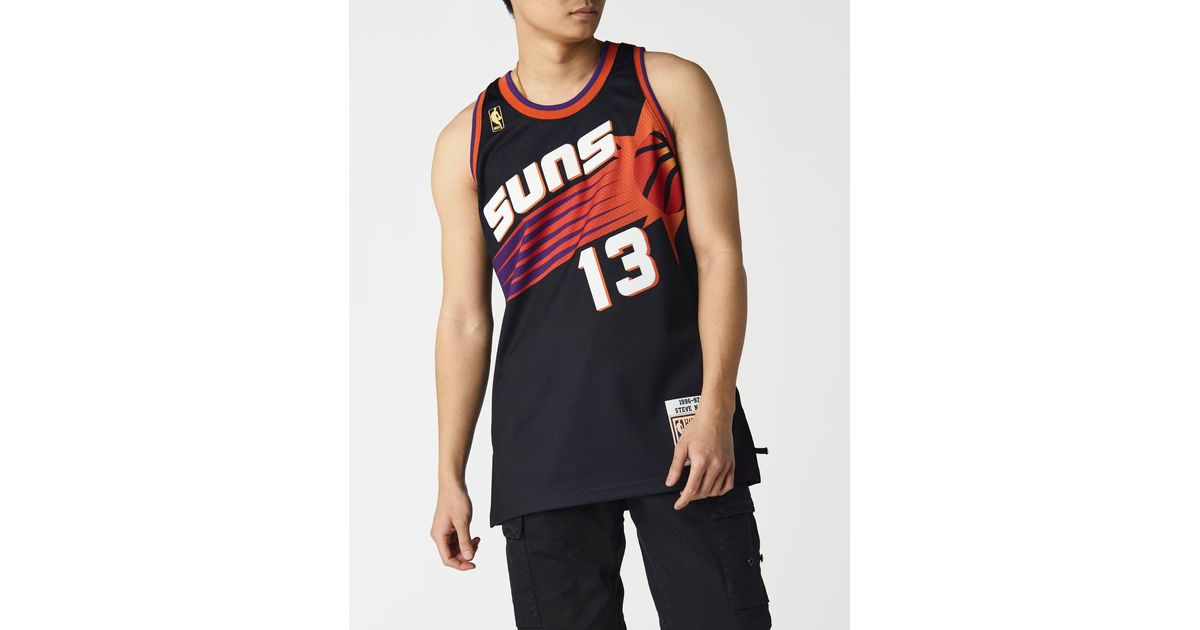 Mitchell & Ness Phoenix Suns Steve Nash Authentic Jersey in Black 
