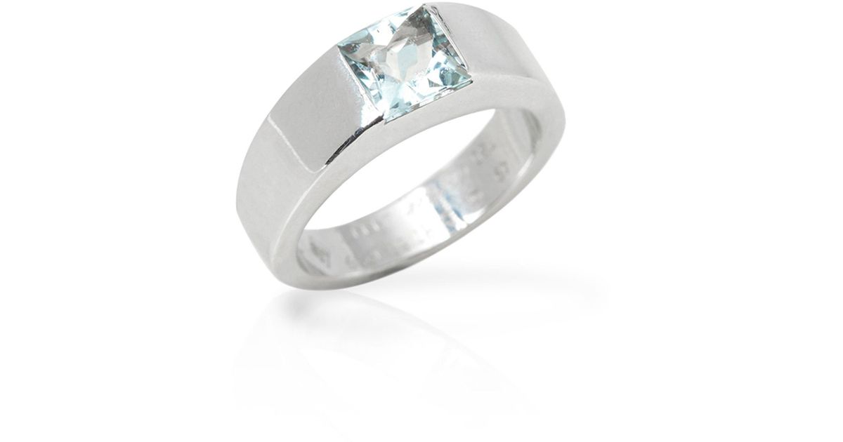 cartier aquamarine ring