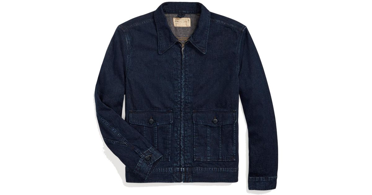 RRL Denim Overshirt in Blue for Men Lyst