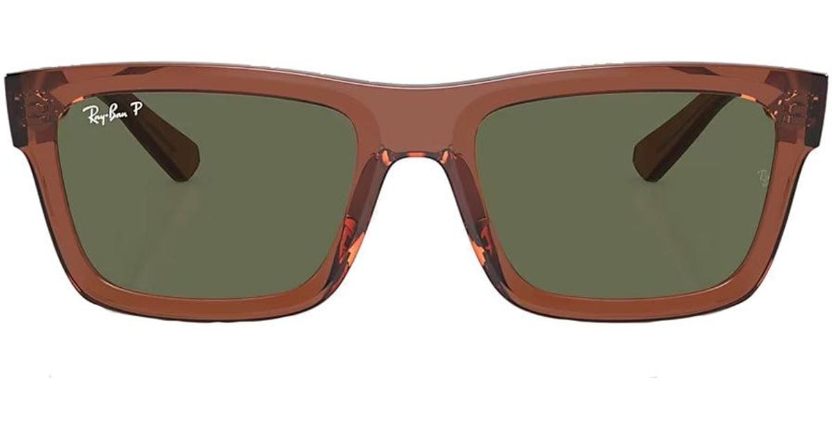 Ray-Ban Warren Bio-based Rb4396 145 54 Sunglasses Polished in Green for ...