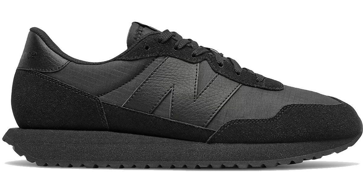 New Balance Suede 237 Trainers in Black for Men Lyst UK