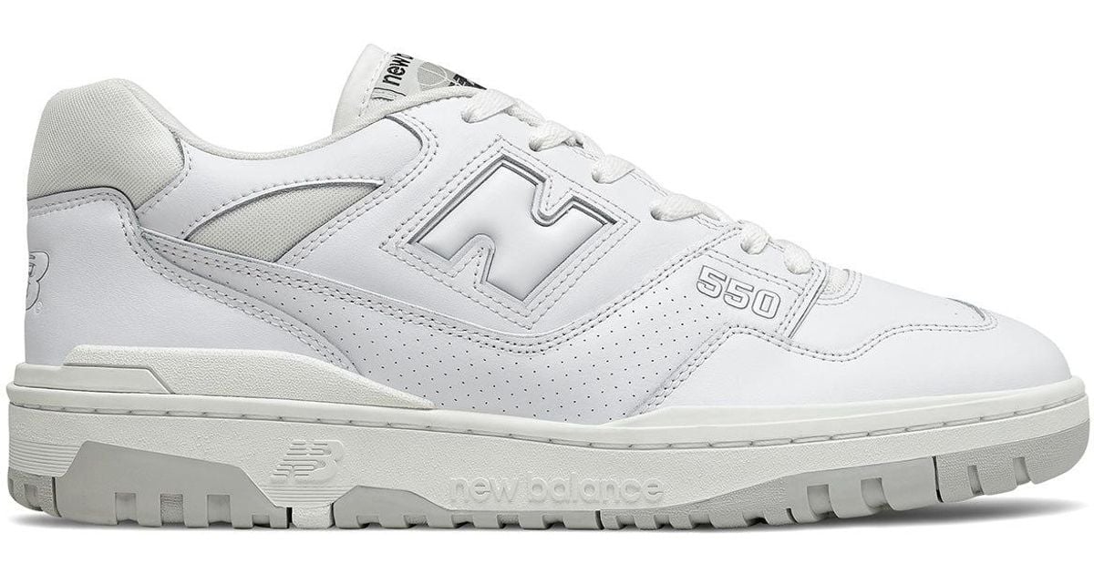New Balance Leather 550 Trainers in White for Men Lyst