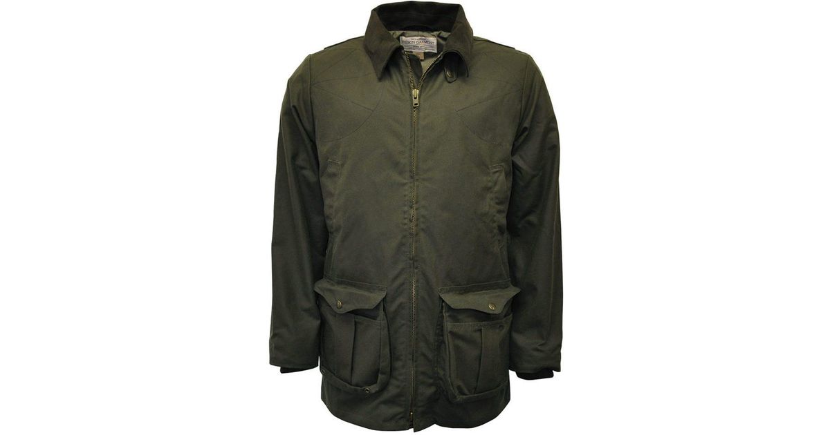 Filson Cotton Shooting Wax Jacket in Green for Men Lyst