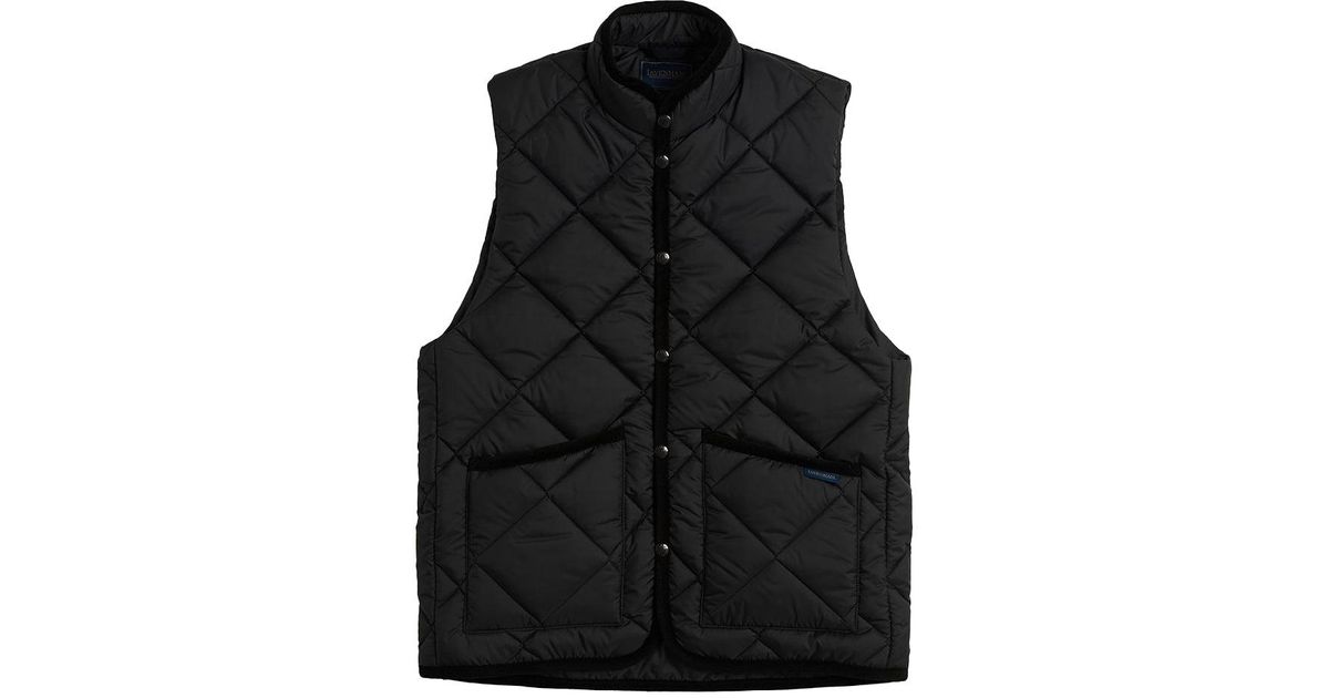 Lavenham Big Quilt Mickfield Gilet Lamp in Black for Men Lyst