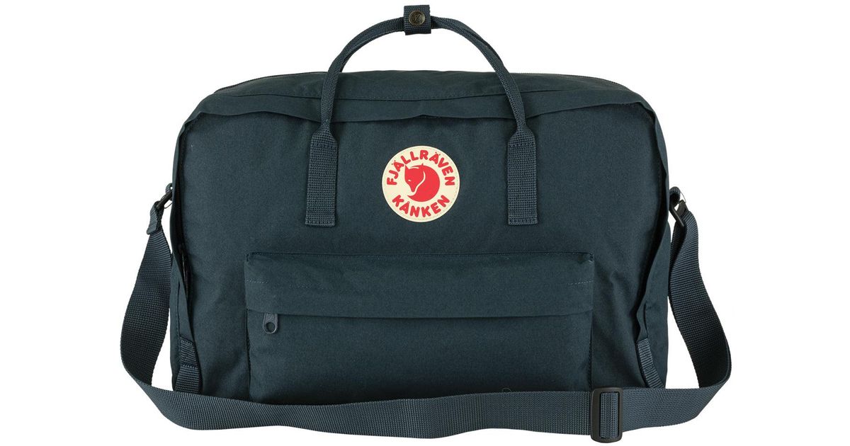 Fjallraven Kanken Weekender Bag Navy in Black Lyst