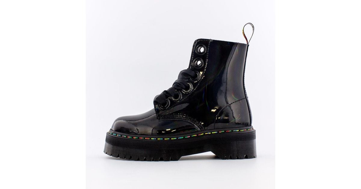 doc martens molly rainbow patent