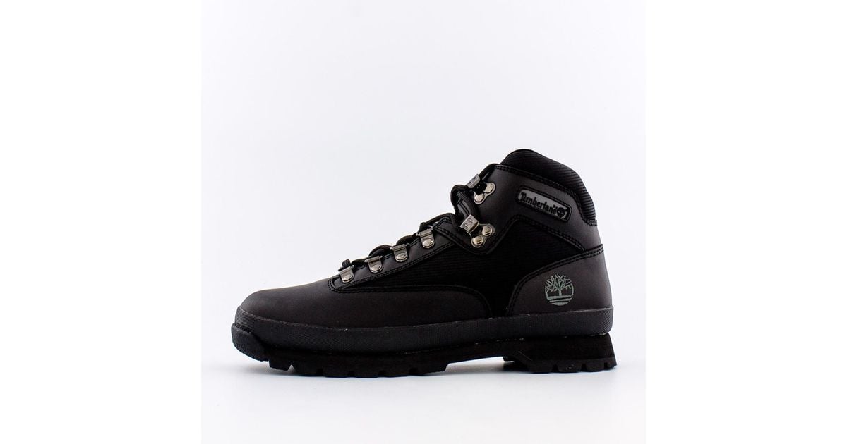 timberland euro hiker black