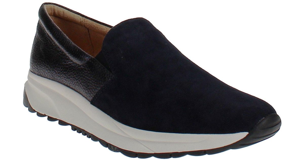 Naturalizer Leather Selah Slip-on Sneaker in Navy Suede (Blue) - Lyst