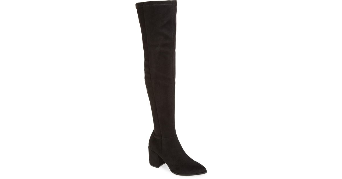 Steve Madden Jacey Over-the-knee Boots in Black - Lyst