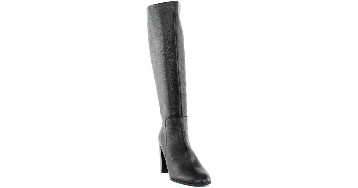 kenneth cole black knee high boots