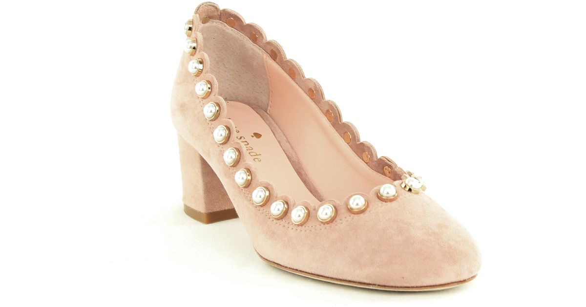 Kate Spade Leather Maeve Block Heel 
