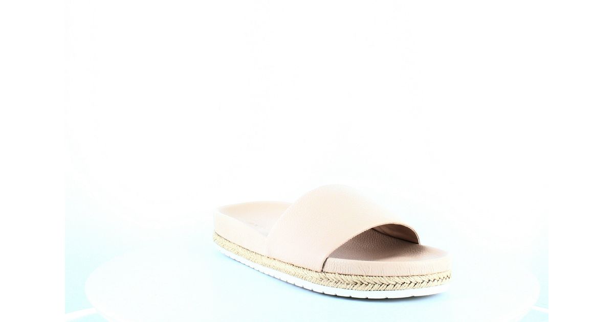 vince aurelia leather slides