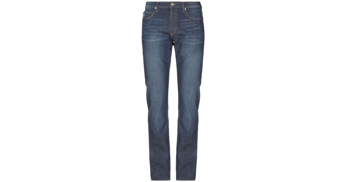 Versace Jeans Denim Pants in Blue for Men - Lyst