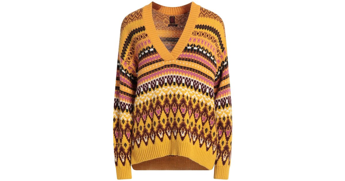 Stefanel Sweater in Orange | Lyst