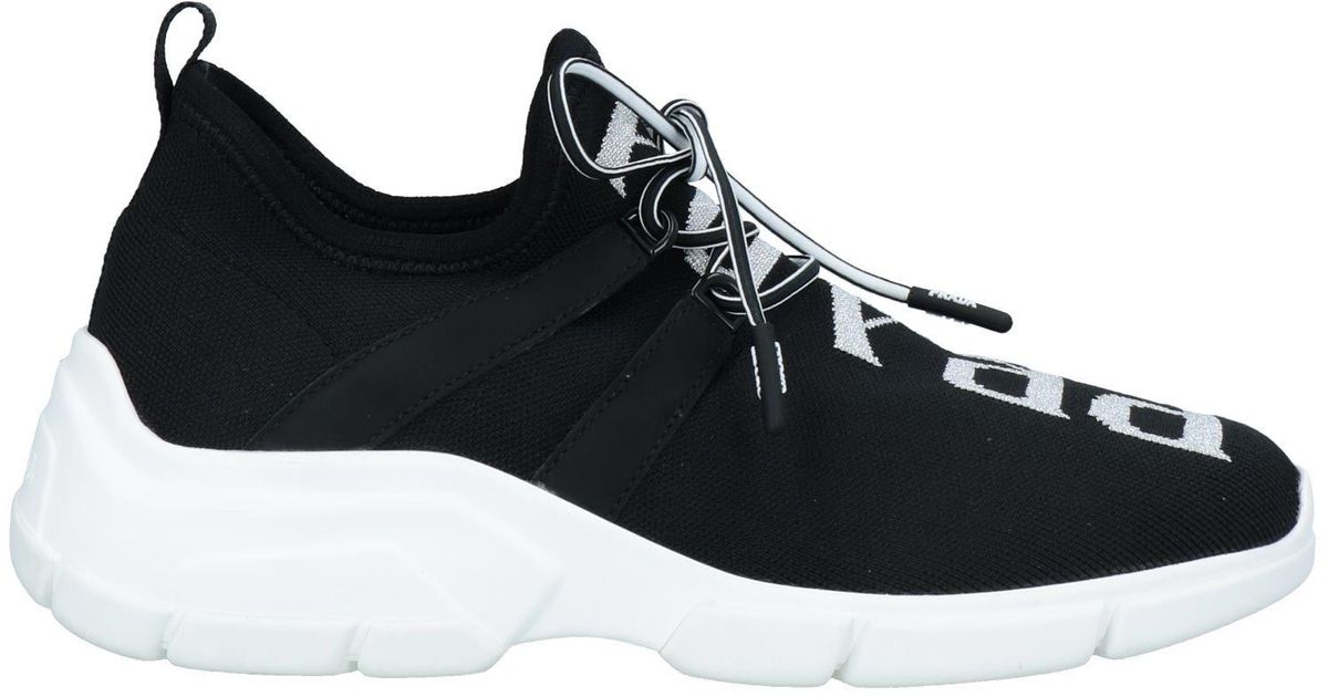 prada black trainers