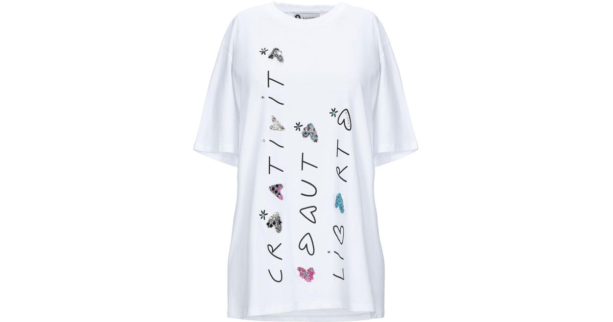 lanvin heart t shirt