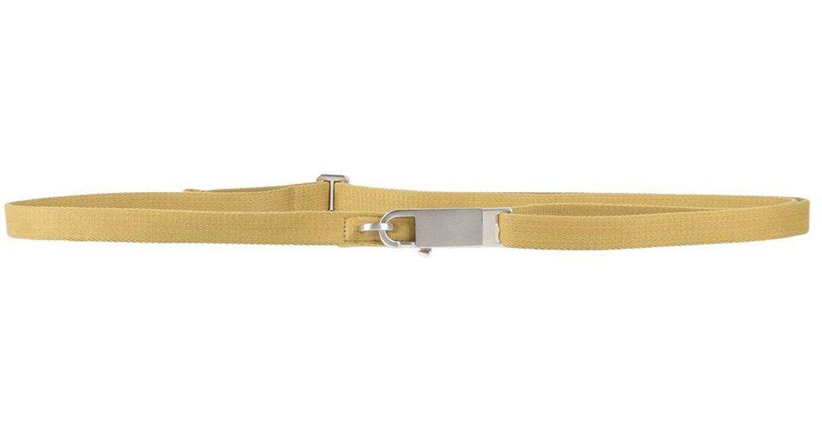 rick owens belt