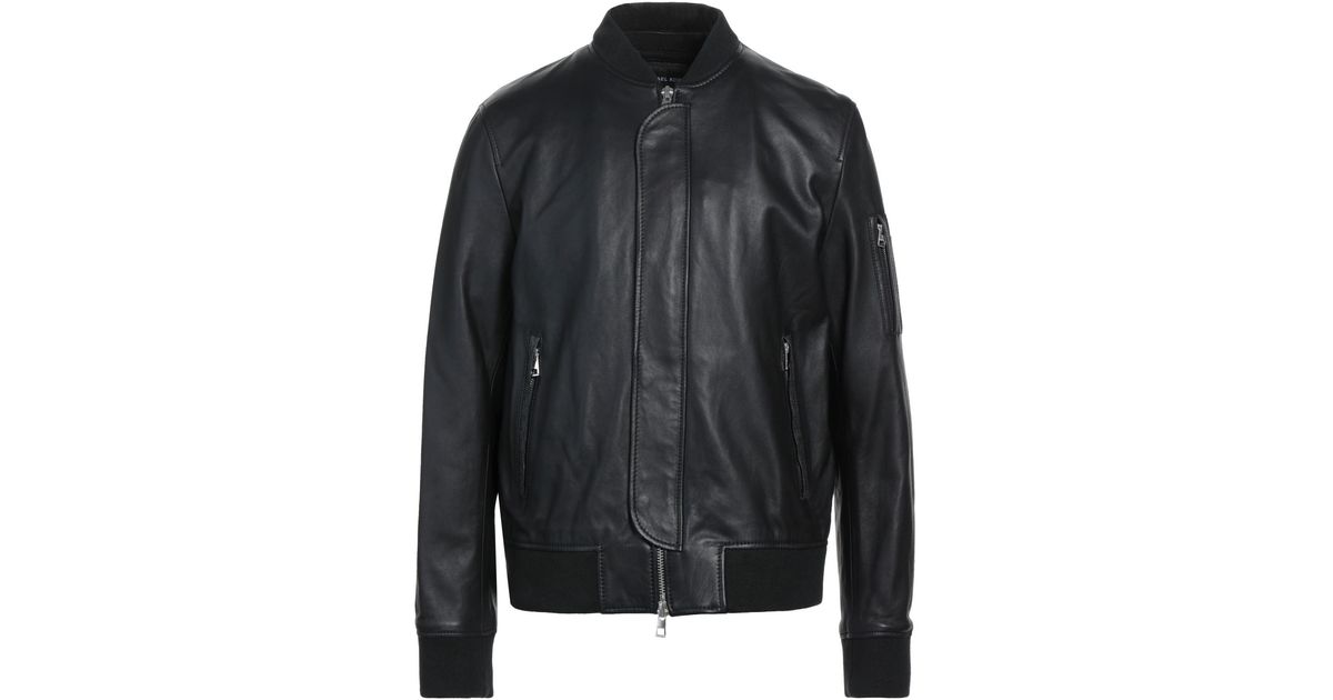 Michael Kors Leather Jacket in Black for Men | Lyst UK
