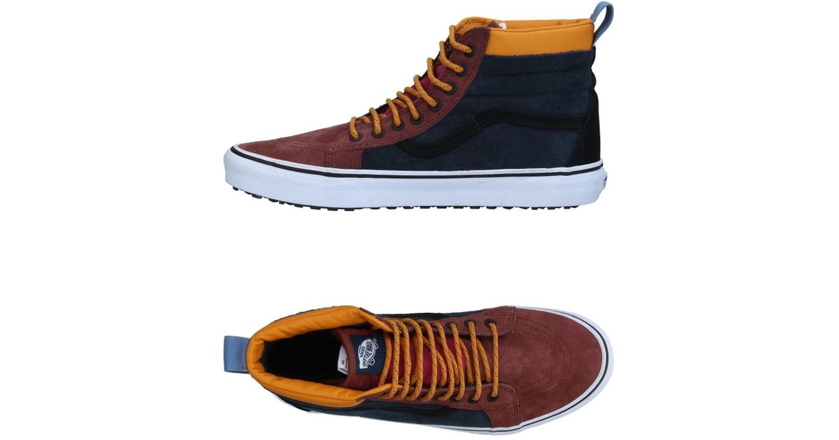 Vans Leather Hightops & Sneakers in Light Brown (Brown) for Men Lyst