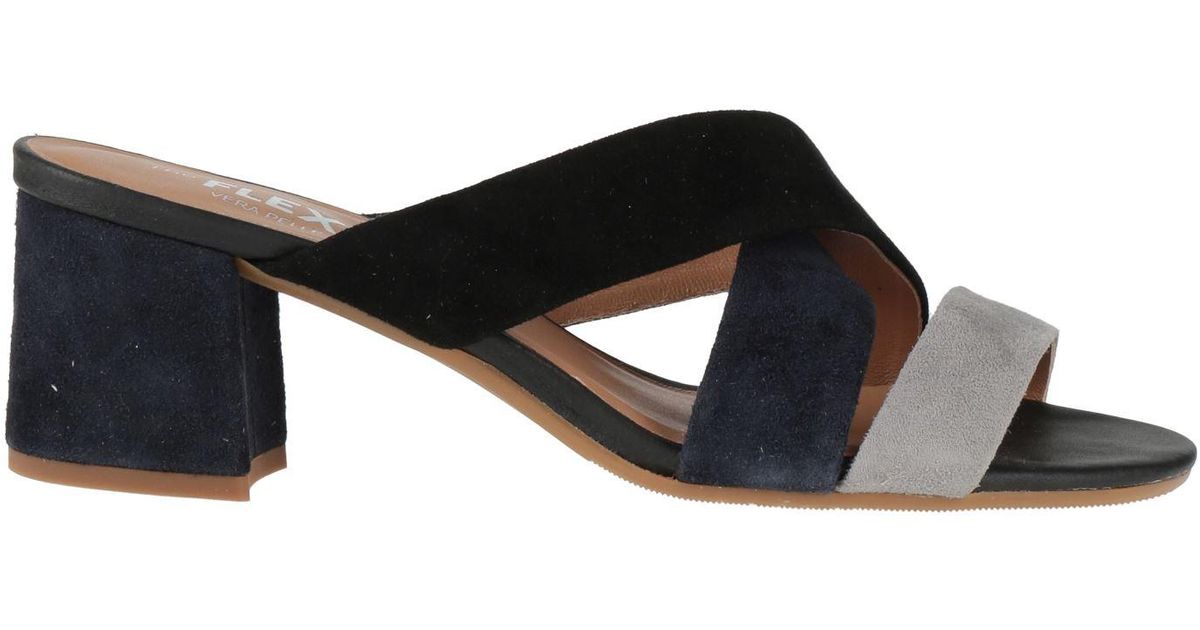 The Flexx Sandals Leather in Black | Lyst